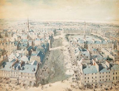 Joseph Woodfall Ebsworth - Painting North View from Scott Monument