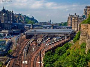Waverley Train Station Edinburgh